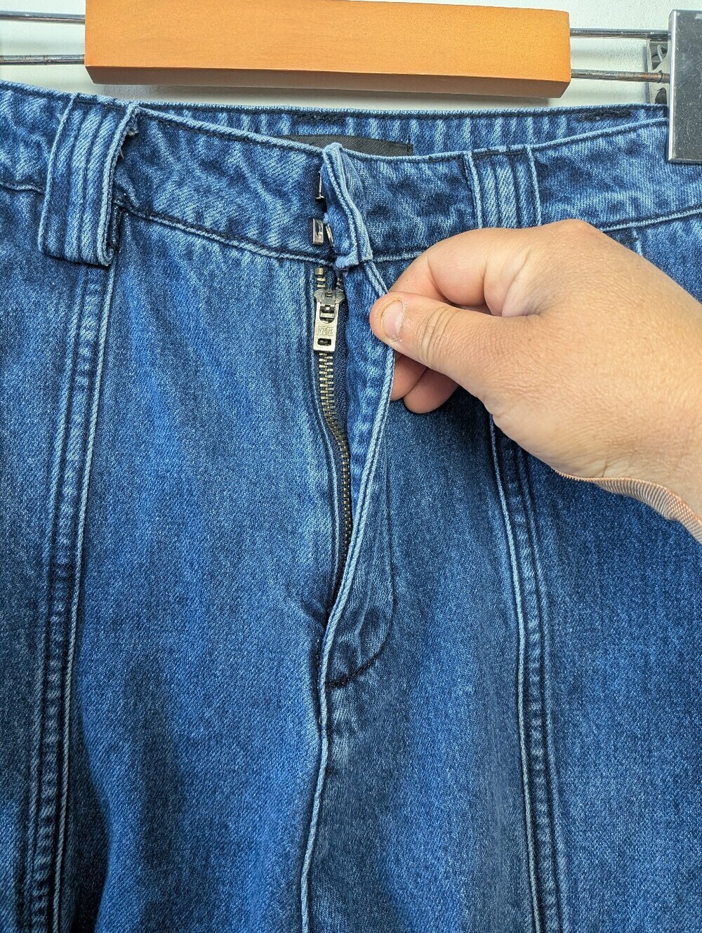NEON BLONDE Bombshell Jolie High Waist Jeans Women Size 26 100% Cotton Blue - Picture 7 of 14